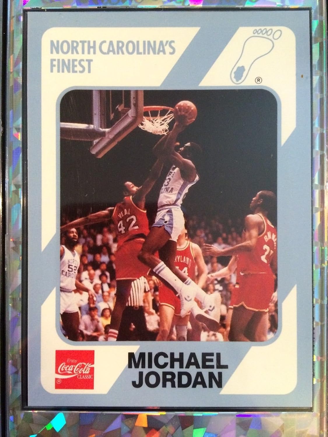 1989 Michael Jordan North Carolinas Finest Basketball Card 13 Unc 