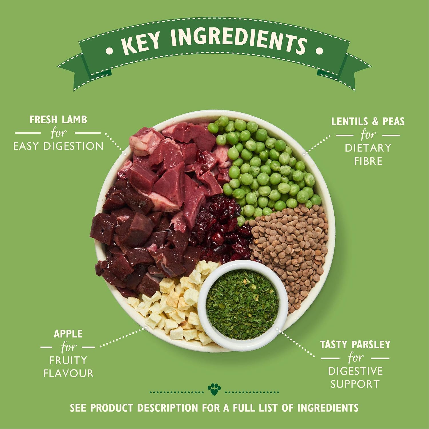 Lily’s Kitchen Made with Natural Ingredients Adult Dry Dog Food Shepherd’s Pie Balanced Recipe 12kg Bag, Lovely Lamb, 12 kg (Pack of 1) - Image 3