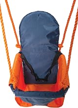 Hedstrom Folding Baby Swing Set Blue/Orange 6-36 Months Outdoor Garden view 4