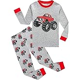 Little Hand Toddler Boys Pajamas Monster Truck 100% Cotton Kids Dinosaur 2 Piece Truck Pjs Sleepwear Clothes Sets 2-12 Years