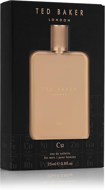 Ted Baker Cu Eau de Toilette 25ml Men's Fragrance Copper Scent Grapefruit Pepper