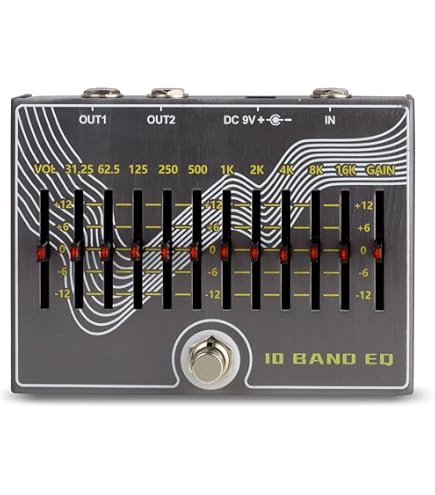Pedal de efeitos de guitarra MXR Ten Band EQ : Amazon.com.br