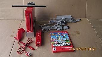 Amazon Com Wii Console Bundle Red Model Rvl 001 Video Games