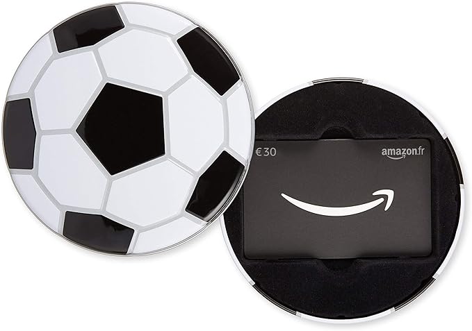 Carte Cadeau Amazon Fr 30 Dans Un Coffret Football Amazon Fr Cheques Cadeaux