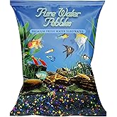 Pure Water Pebbles Lasernite Glo Aquarium Gravel - 5 lbs - Non-Toxic, Colorfast, Vibrant Substrate for Aquariums, Terrariums, Ponds &amp; Crafts