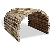 Flexible Wood Hideout - Extra Large - House, Tunnel, Ramp, Bridge, Tube for Guinea Pigs, Ferrets, Hedgehogs, Chinchillas, Sma