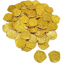 600 Pièces De Monnaie Pirate Or Argent Cuivre – Jetons Plastique Pour Jeux, Fêtes Et Cosplay – Ronlok