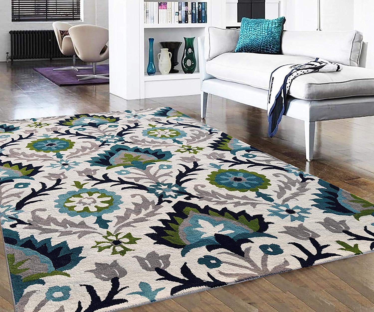 Buy Carpet Handwoven Pure Woollen Thick Tuffted Carpet for Living Room