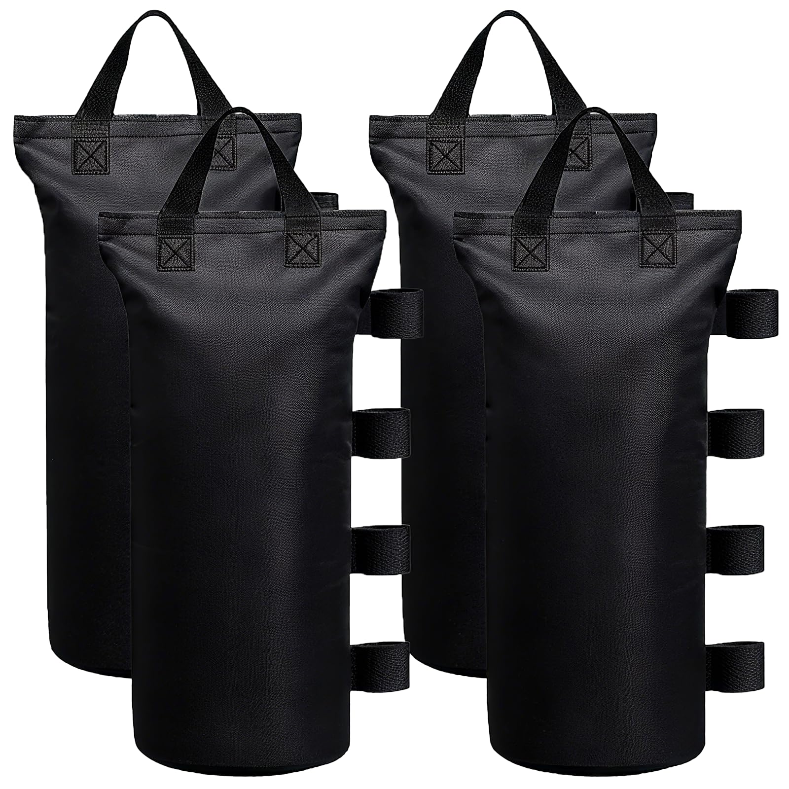 Ikerall Canopy Weights Bag Leg Weight for Pop up Canopy Tent, Sand Bags for Patio Umbrella Instant Outdoor Sun Shelter (Black)