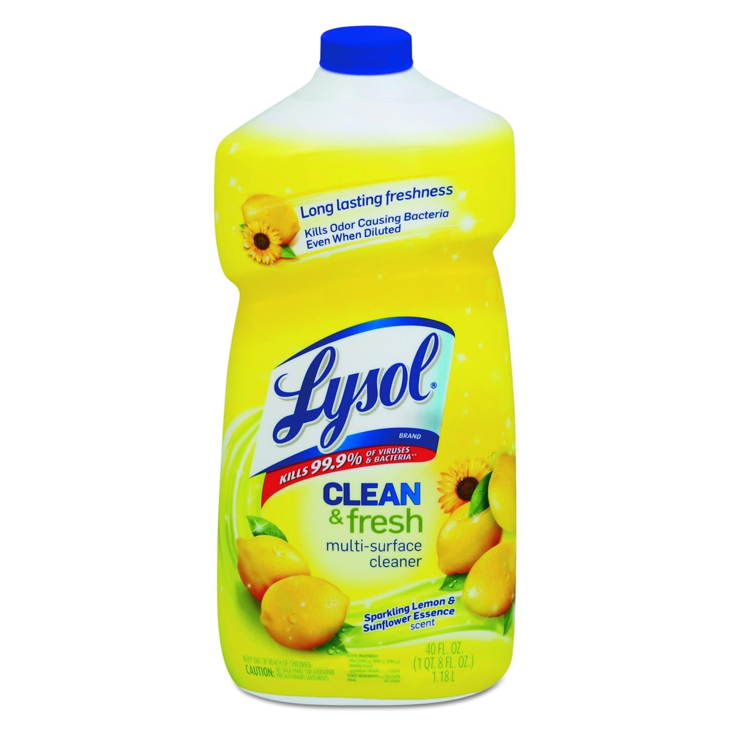 Lysol Clean Fresh Multi Surface Cleaner Lemon Sunflower 360oz 9x40oz