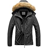 Pursky Women's Waterproof Ski Jacket Winter Snow Coats Fur Hooded Raincoat Parka