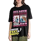 JIX & JOKY Custom Bootleg Rap Tee Shirt for Boyfriend Girlfriend Face Tshirt Custom Vintage Graphic Shirt Gift Idea Christmas