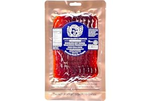ANGEL'S SALUMI & TRUFFLES Angel's Salumi Pre-Sliced Wild Boar Prosciutto – 3oz Gourmet Artisanal Charcuterie – Humanely Raised, Vegetarian Fed, Antibiotic, Hormone, MSG, and Phosphate-Free