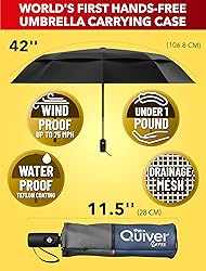 Repel Umbrella Windproof Travel Umbrellas for Rain