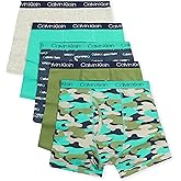 Calvin Klein Kids Boys' Modern Cotton Boxer Brief Underwear 5-Pack