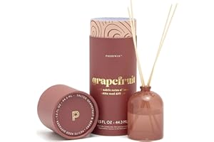 Paddywax Petite Collection Scented Oil Reed Diffuser, Mini - 1.5-Ounce, Rose-Grapefruit