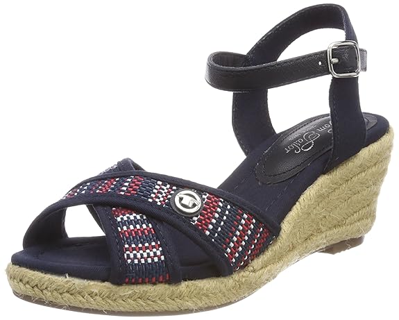 TOM TAILOR Damen 4890910 Riemchensandalen