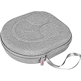 ZUJFPL Premium Hard Shell Case Compatible con JBL Tune 710BT/720BT/770NC, Sony WH-CH710N/720N/702N, Soundcore Q30/Q20, TOZO, BERIBES, KVIDIO – Portable Travel Carrying Protective Case Grey