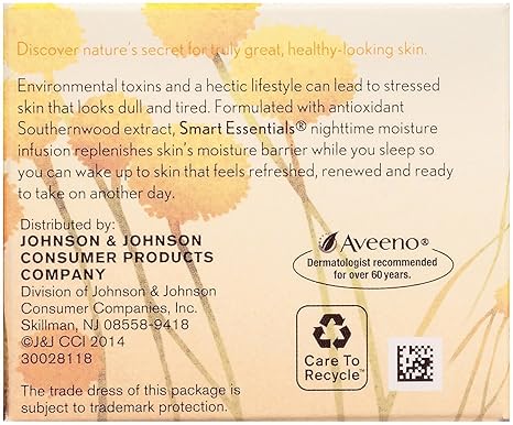 aveeno smart essentials nighttime moisture infusion