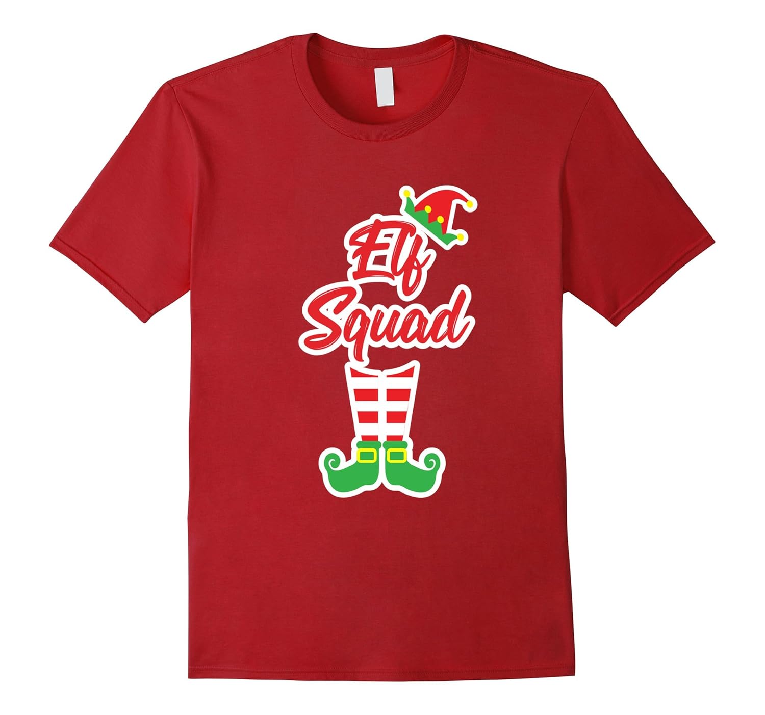 Cute Elf Squad Christmas T-Shirt-ANZ