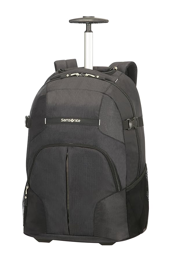 Samsonite - Rewind - Laptop Rucksack mit Rollen 55/20, Schwarz