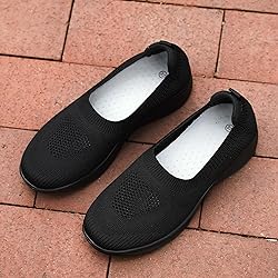Touchmosees Women Air Cushion Slip-on Walking Shoes