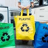 Premier Recycling Bags Set of 3 with Handles Multicoloured 40L 31x30x44cm view 6