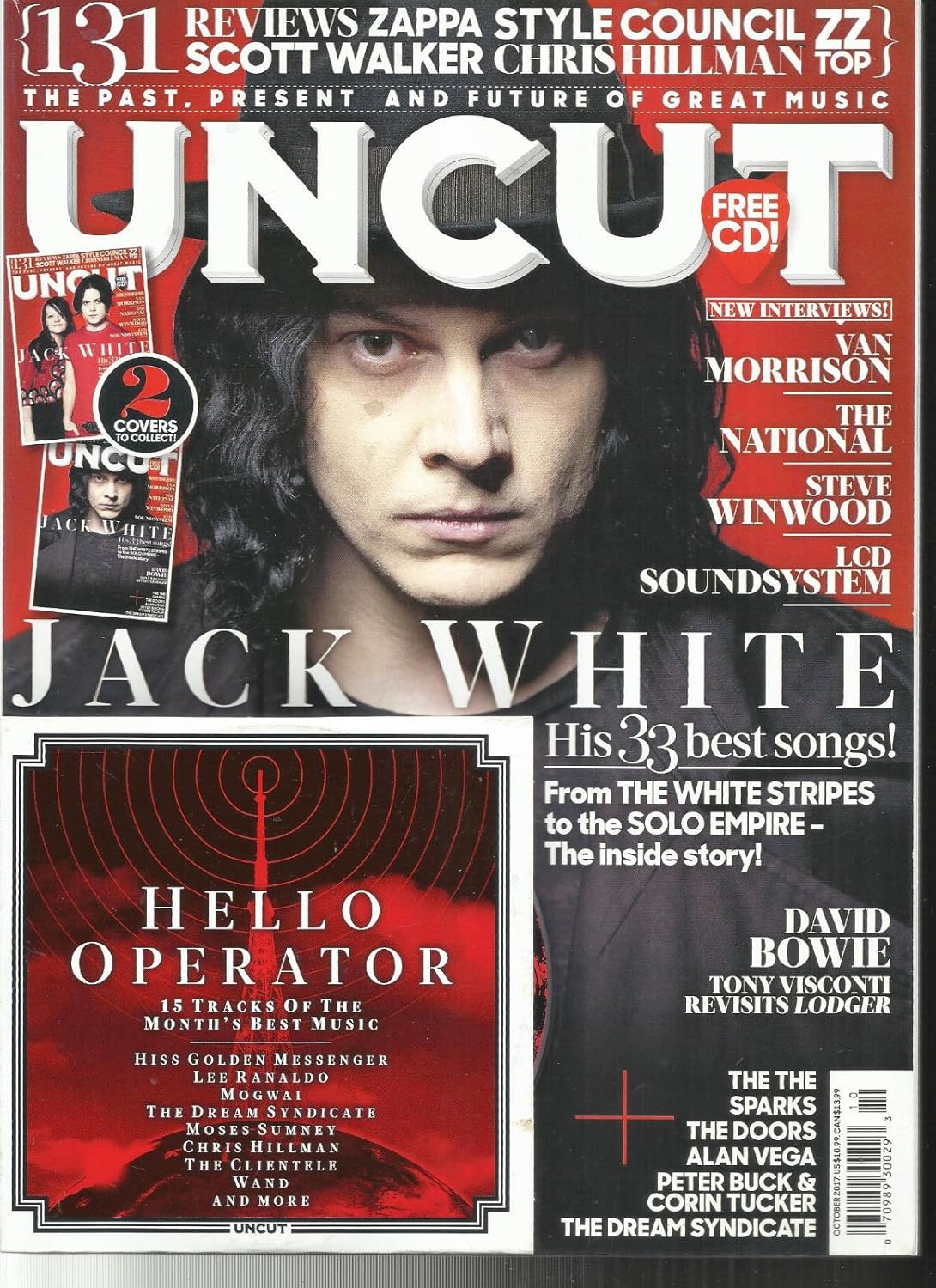 Amazon Com Uncut Magazine October 2017 Jack White His 33 Best Songs Free Cd Included Everything Else amazon com