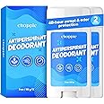 Choppie Antiperspirant Deodorant for Men (2 Pack), Powerful Aluminum-Free Formula, All-Natural Eucalyptus Mint Scent, Long-Lasting Protection, All-Day Freshness