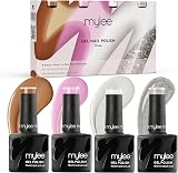 Mylee Gel Nail Polish Quad Set 4x10ml Unveiled Collection UV/LED Soak-Off