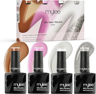 Mylee Gel Nail Polish Quad Set 4x10ml Unveiled Collection UV/LED Soak-Off