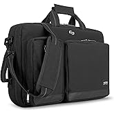 Solo New York Hybrid Briefcase Backpack - Laptop Carrying Bag, Fits 15.6" Computer, Brief for Travel & Work - Duane
