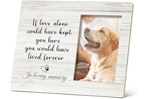 SRADMO Dog Memorial Picture Frame,Dog Frames For Pictures Memorial,Pet Memory Picture Frame,Pet Dog Cat Memorial Photo Frame 4x6,Dog Picture Frames For Dogs That Passed,Passed Away Dog Memorial Gifts