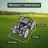 Caddytek Explorer V8 Golf Push Cart Unisex Silver 2-Stage Fold view 7