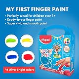 Maped Color'Peps My First Finger Paints 4 x 80g Primary Colours view 2