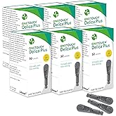 OneTouch Delica Plus 30-Gauge Lancets, Single-Use, 180 Count, 6 Pack | Silicone-Coated 30-Gauge Lancets for Blood Glucose Testing, Sterile Blood Sampling for Lancing Devices