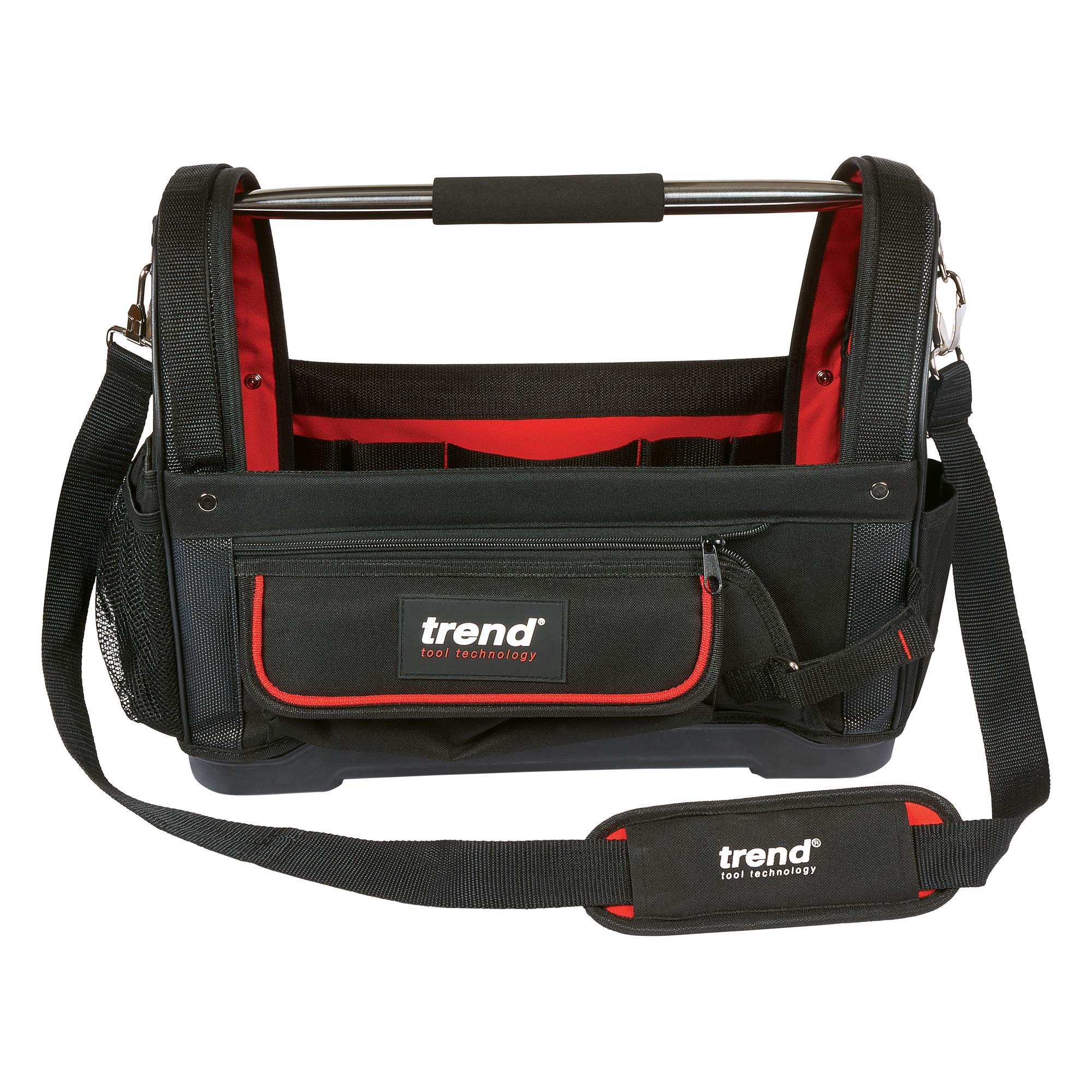 Trend Open Tote Tool Bag, Efficient Storage & Organisation, Reinforced Saw Pocket & Level Loops, TB/OT20