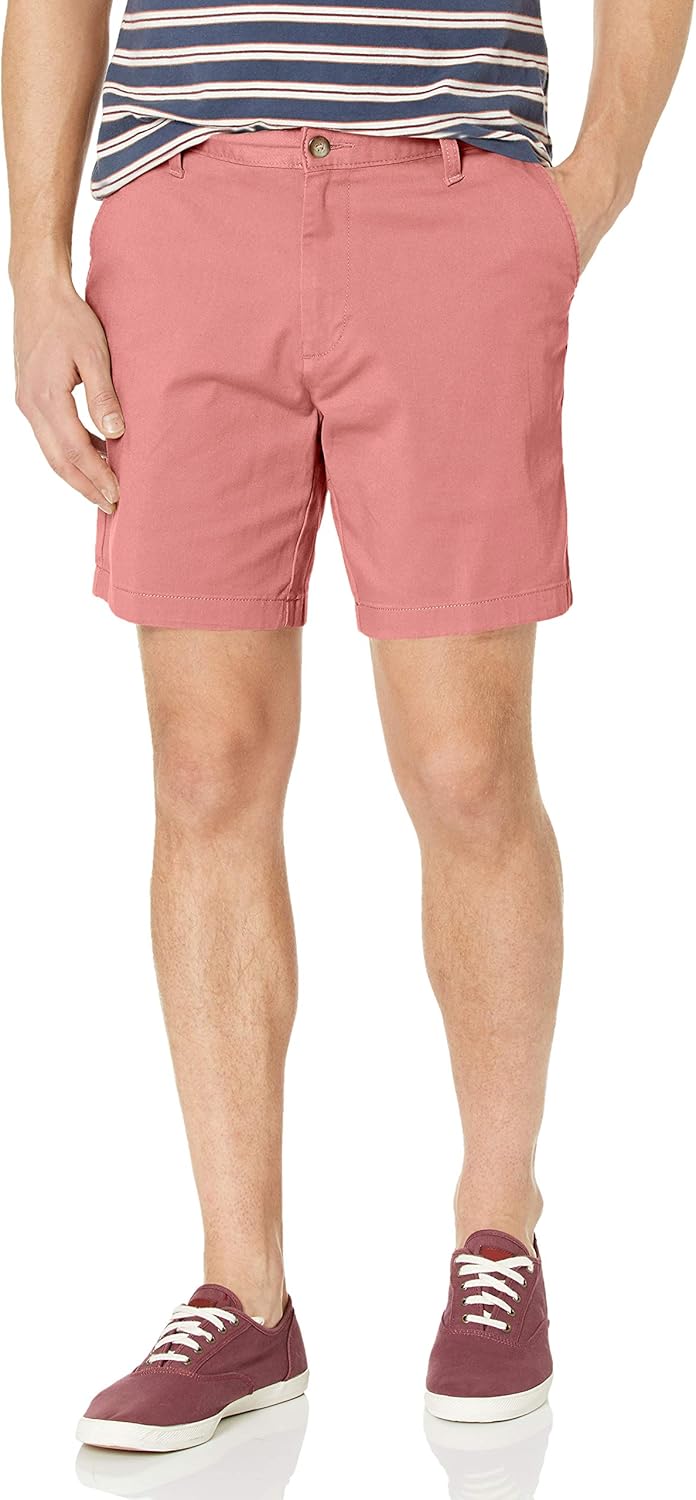Nautica Men's 6" Stretch Twill Classic-Fit Shorts at  Men’s Clothing store