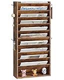 CHOEZON Wall File Organizer, 10-Tier Hanging Mail