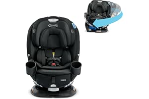 Graco Turn2Me 3-in-1 Convertible Car Seat, Rotating Seat feature, with Rear-Facing, Forward-Facing and Highback Booster options in Cambridge