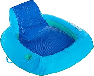 Amazon.com: SwimWays Spring Float SunSeat Pool Chair with Hyper-Flate ...