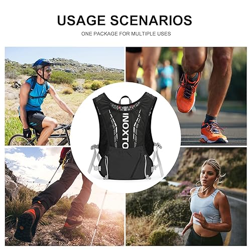 INOXTO Hydration Vest Backpack,Lightweight Water Running Vest Pack