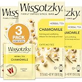 Wissotzky Chamomile Herbal Tea, 60 Tea Bags (3 Pack) | Soothing Aroma | Relaxing &amp; Calming Tea | Great for Sleep Support | Caffeine Free