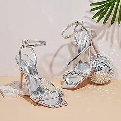 Elisabet Tang Women’s Crystal Stilettos Heeled