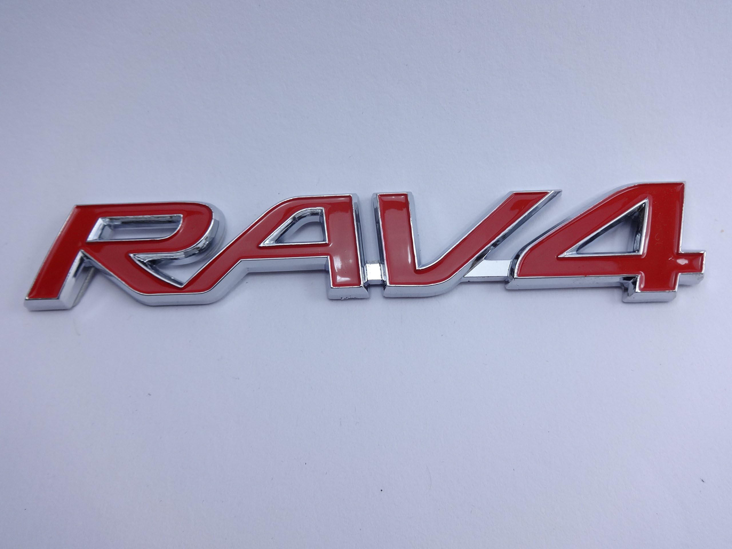 RAV4 Emblem Badge Car Accessories with chrome effect and 3M Adhesive