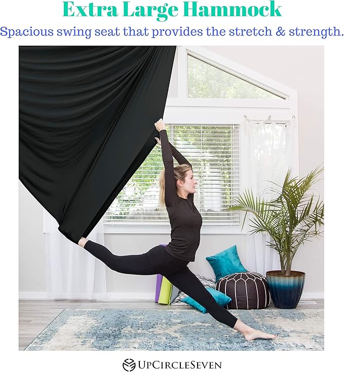 Amazon.com: UpCircleSeven Aerial Yoga Hammock - Aerial Silk ...
