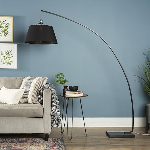 Amazon Com We Furniture Azifl72flebl Arch Floor Lamp 72 Black