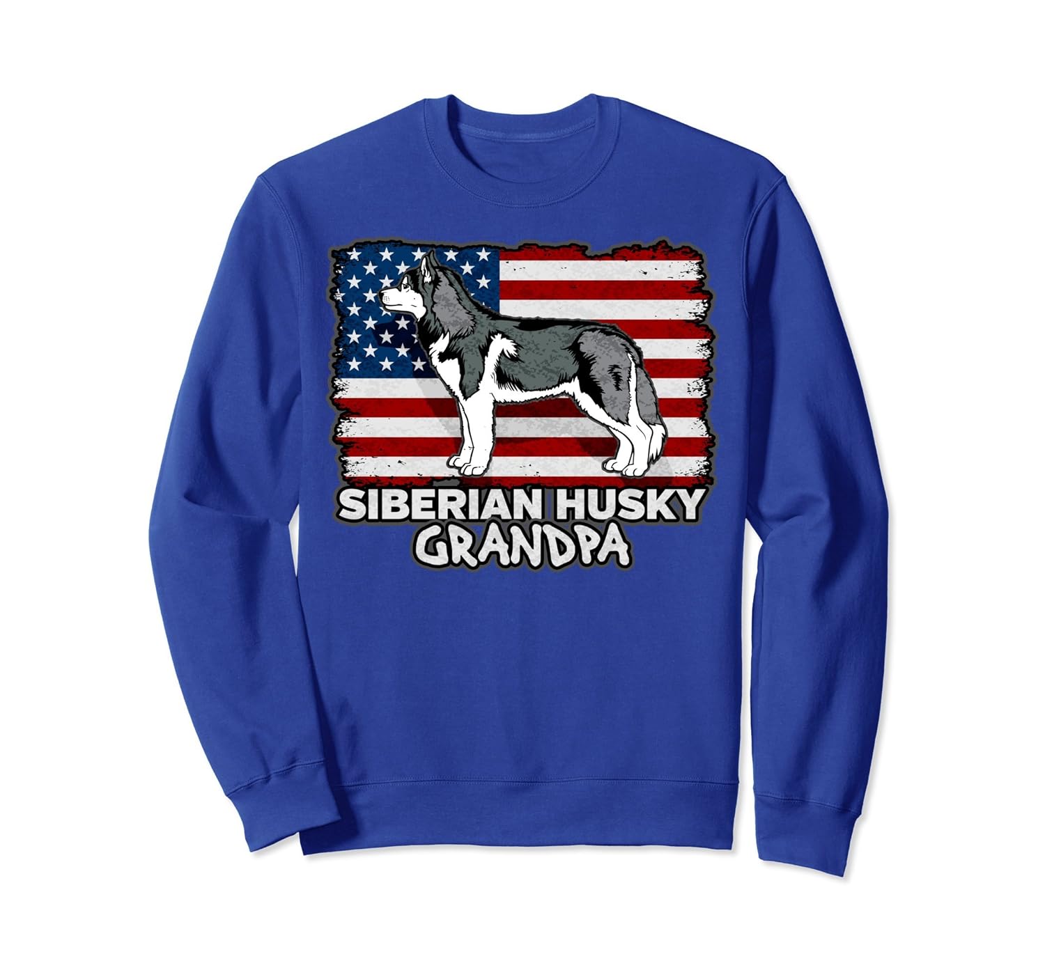 Siberian Husky Grandpa Sweatshirt For Men-anz