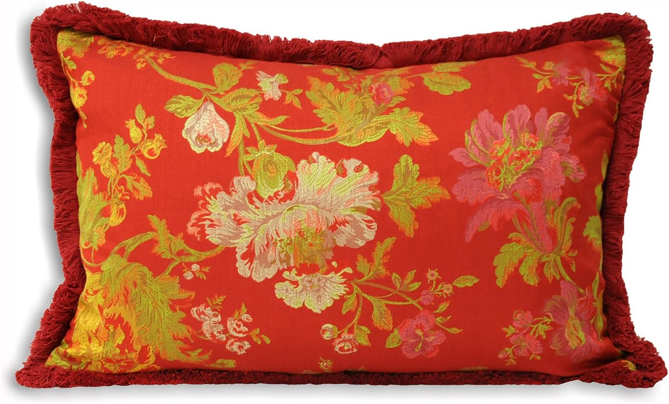 Riva Paoletti "Berkshire" Cushion Covers, Red, 40 x 60 cm Amazon.co.uk