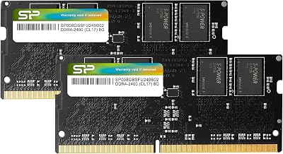 Silicon Power 16GB DDR4 SODIMM Kit 2x8GB 2400MHz PC4 19200 CL17 1.2V
